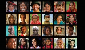 Portraits of womens from around the world.
