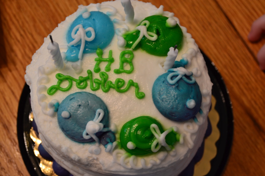 Dobber's Birthday Cake