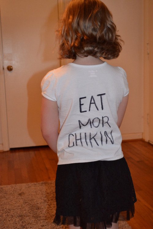Eat Mor Chikin  Chick Filet Dress as A Cow Day