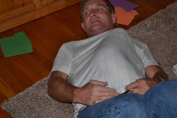 My husband brings joy and laughter