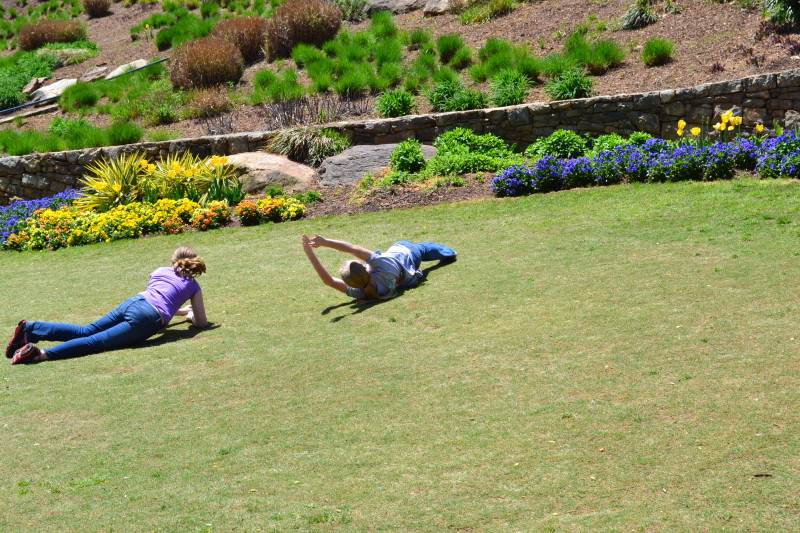 He allows playtime to create an atmosphere of joy.