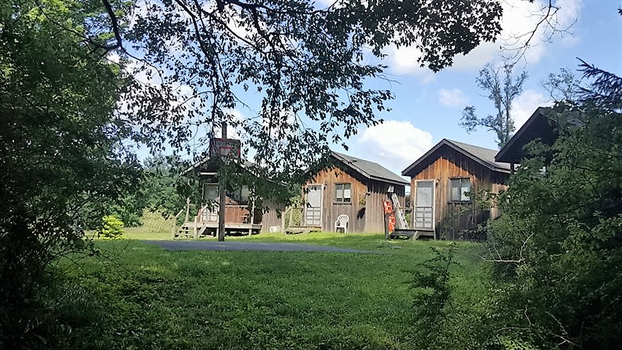Summer Camp cabins By Judie Anderson Offerdahl