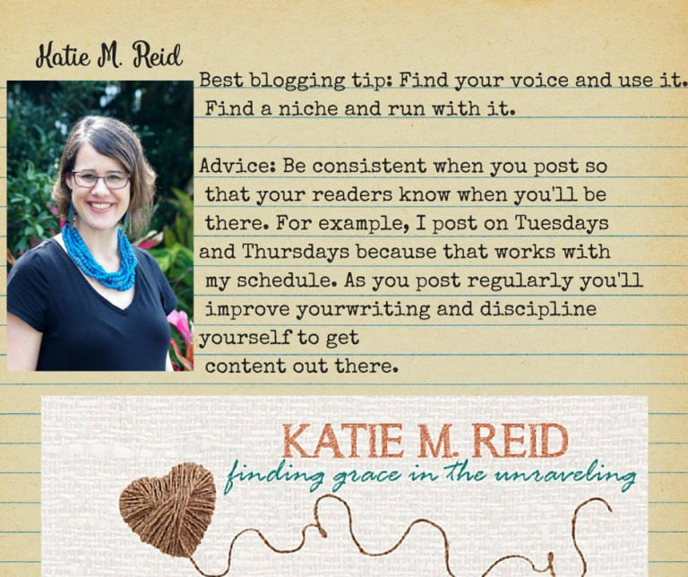 Katie M. Reid blogging-tips-graphic